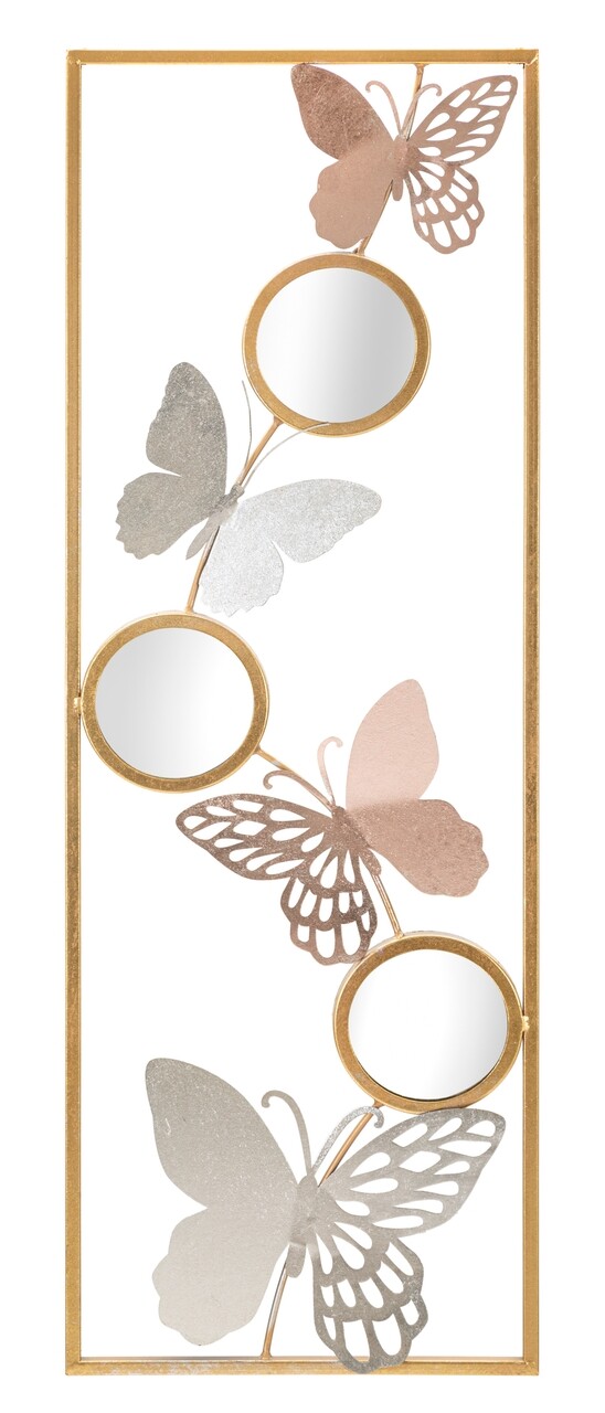 Decoratiune pentru perete, Mauro Ferretti, Buttry - B, 31 x 2 x 90 cm, fier, multicolor - imagine 7